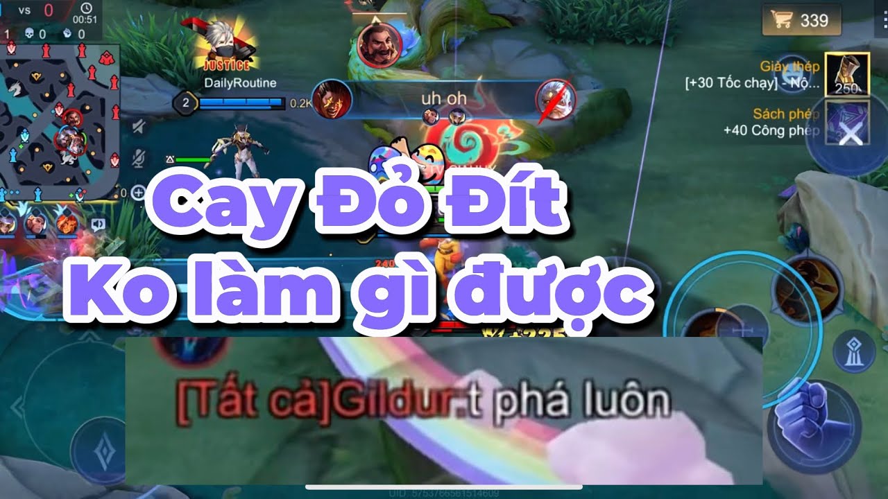 Cười VL Chốt Cho Gildur ko làm gì được cay đỏ cả dai khóc từ đầu tới cuối  | Liên Quân |