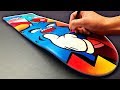 MY FIRST CUSTOM SKATEBOARD !!