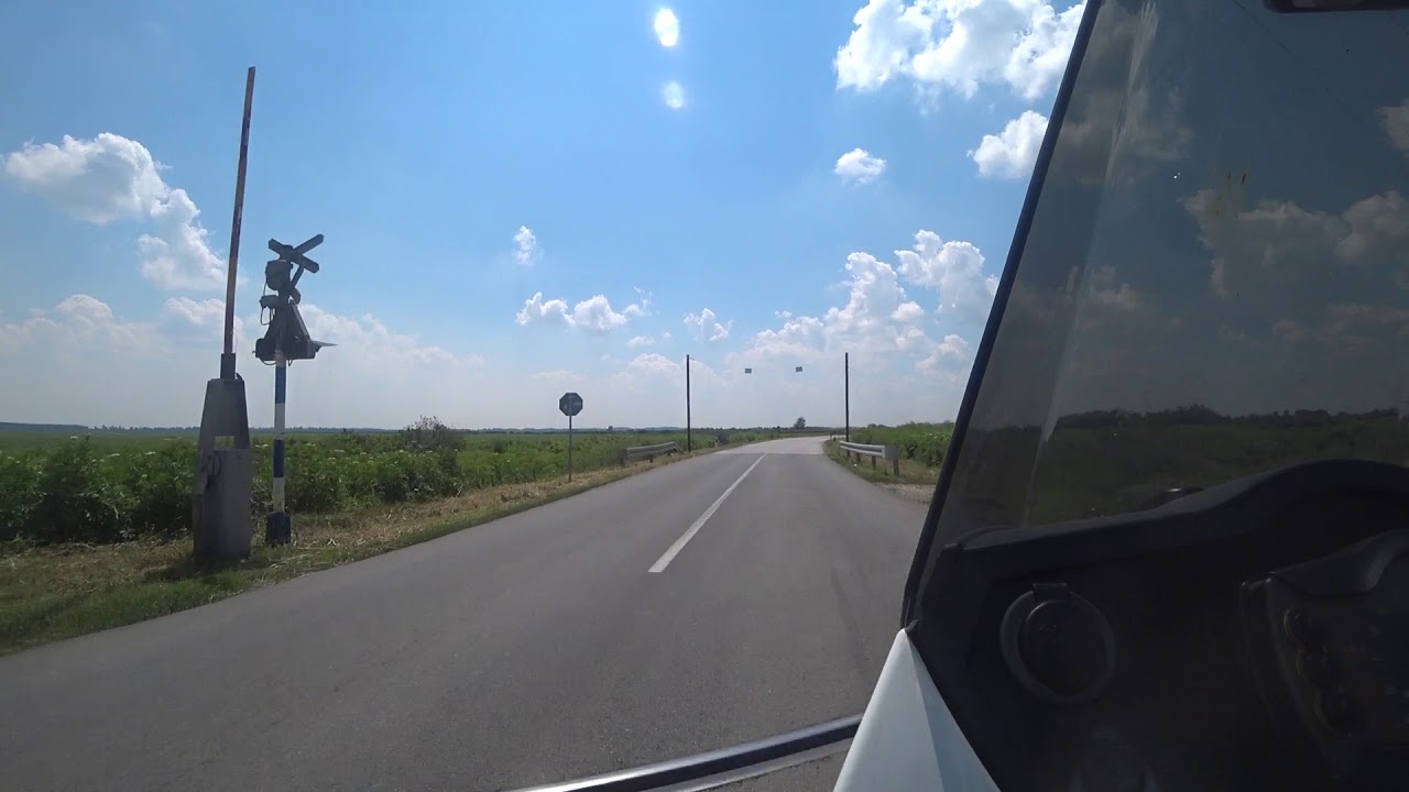 Serbien Richtung Grenze Srb Hr Bei Sid Bzw Tovarnik Slawonien Youtube
