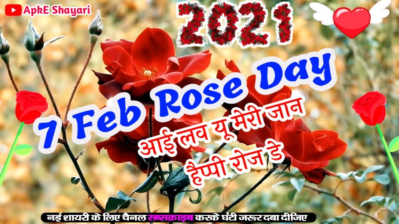 7 Feb rose Day🌹 Status | Happy Rose Day 2021 Whatsapp Status | Rose Day Status| Happy Rose Day 2021