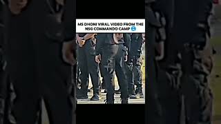 Only MS Dhoni can pull off this kind of aura 🥶🔥...! | nsg commando ms dhoni | #msdhoni #nsg #shorts