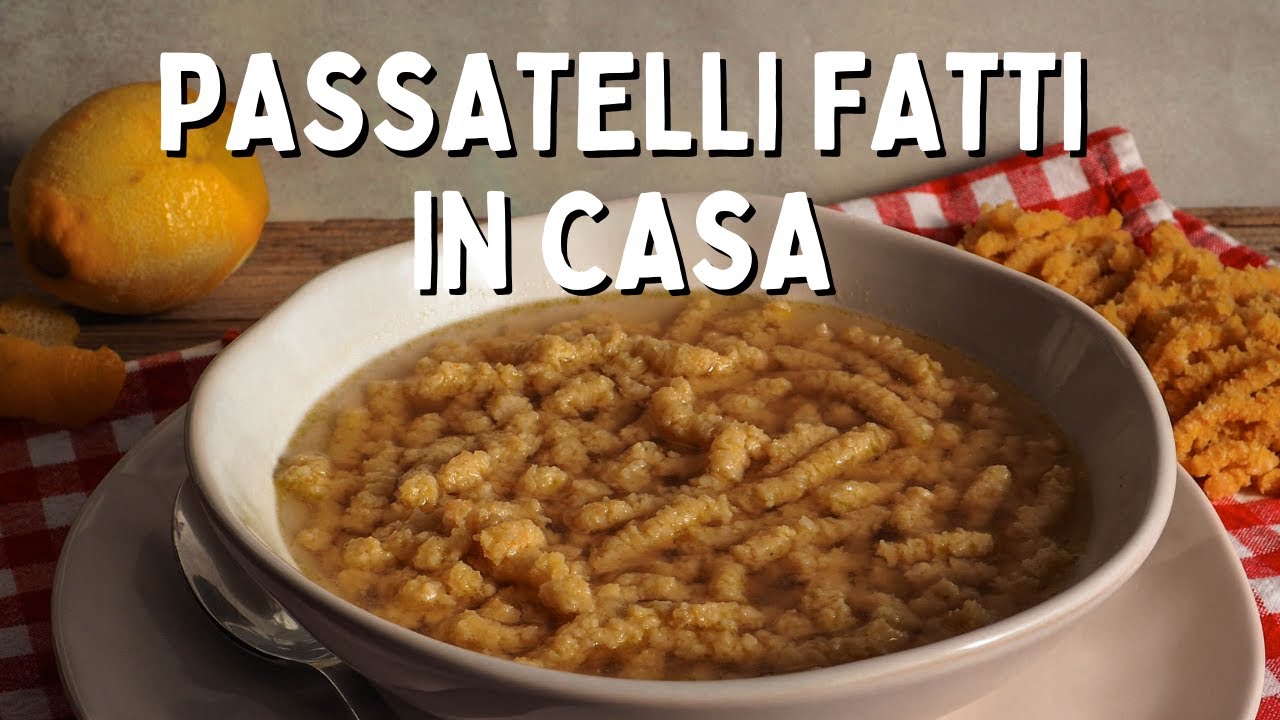 PASSATELLI fatti in casa, semplici e SUPER SAPORITI | Ricette tradizionali