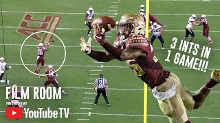 Film Room: 2nd Round Pick Asante Samuel Jr.'s 3-INT Game | LA Chargers