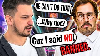 PLAYER SHARKS HIS OPPONENT THEN LIES ABOUT THE RULES!