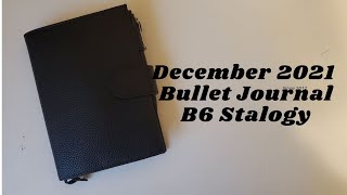 December 2021 SetUp | B6 Stalogy | Bullet Journal