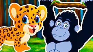 jungle animal song wild jungle animals sounds for kids kids learning videos