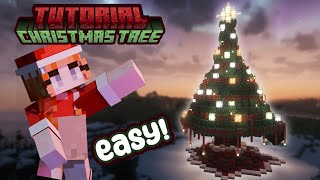 EASY Minecraft HUGE Christmas Tree Tutorial