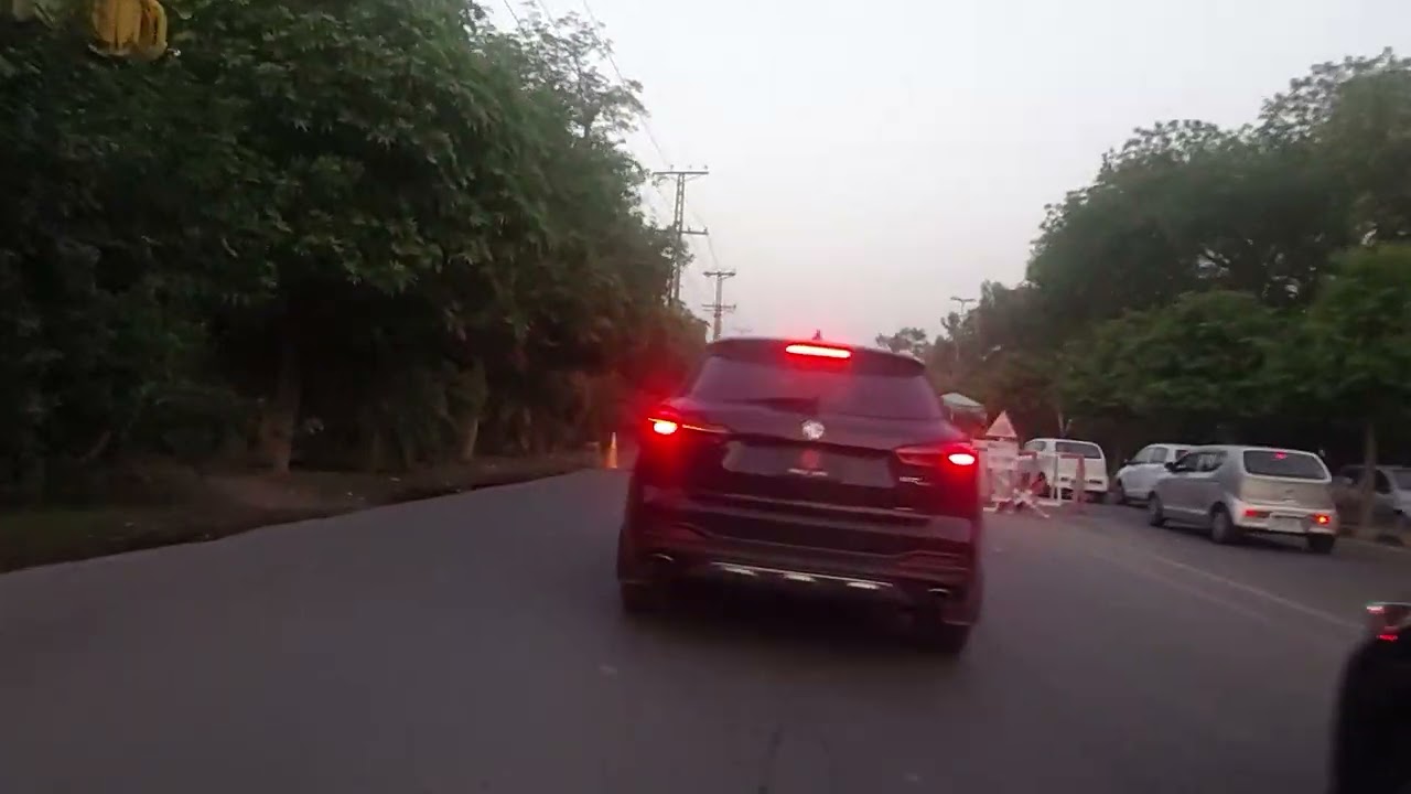 Bike drive from Surrayya azeem Miyani saab road till Raya fairways phase 6 DHA 8-6-23