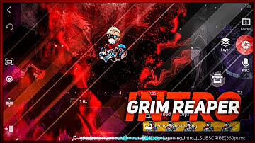 GRIM REAPER INTRO EDIT - GAMING INTRO EDIT IN MOBILE