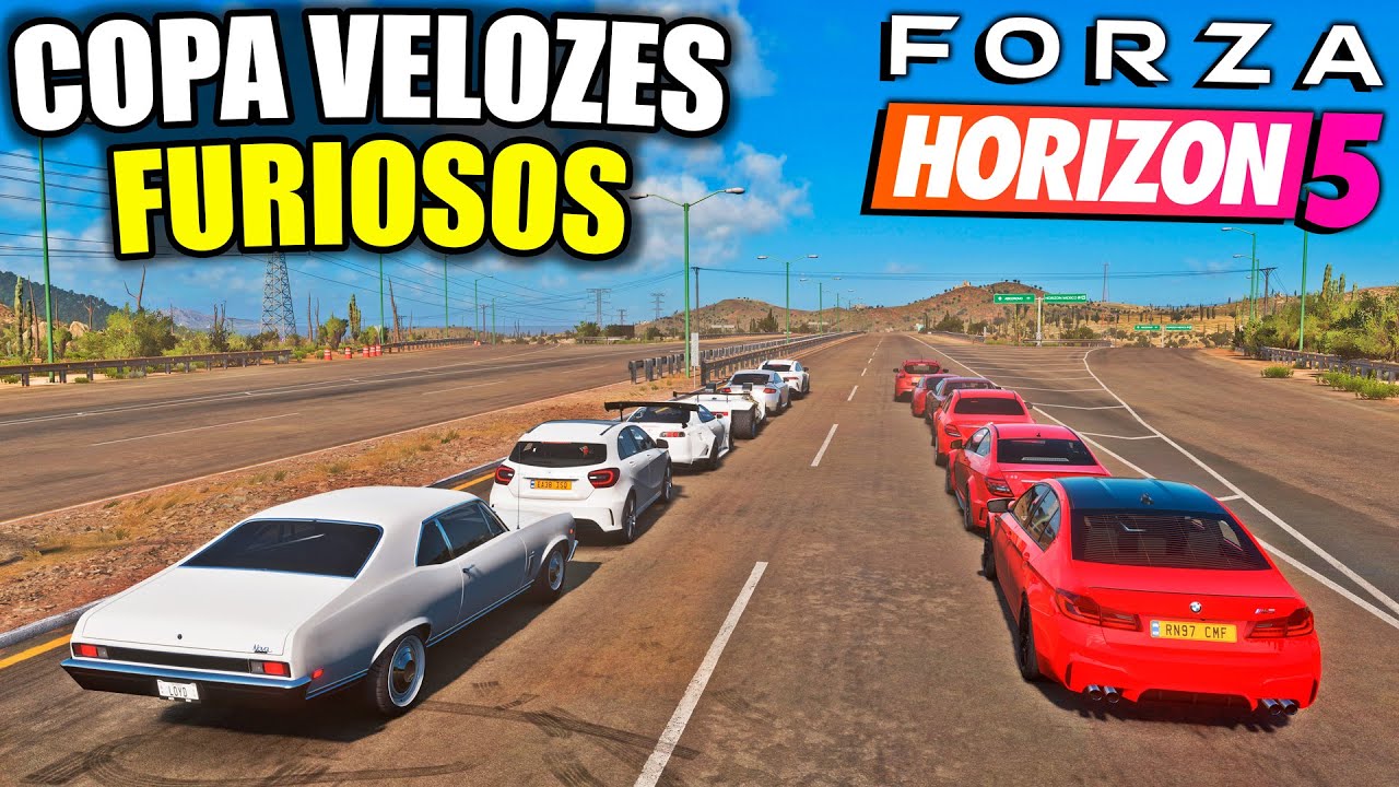 COPA VELOZES E FURIOSOS NA RODOVIA - FORZA HORIZON 5 GAMEPLAY