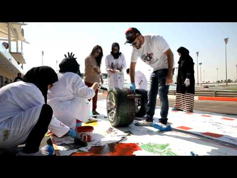 Video: Zayed University students attempt to break a world record