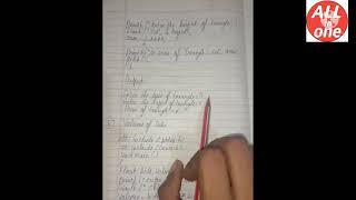 C Handwritten Programs