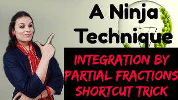 Integration by Partial Fractions Shortcut | Integration Trick | CBSE Class 12/ JEE / NDA / CDS
