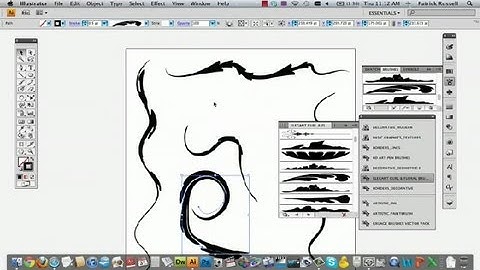 How to: Flourishes in Illustrator : Adobe Illustrator Tutorials
