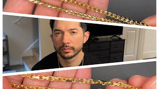 Jacoje 3mm Plain Franco vs 3.2mm Heavy Link 18k Review