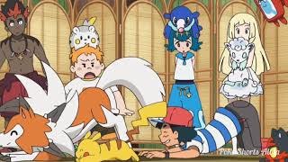 Ash Training Litten On His Own Way Again