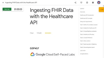 Ingesting FHIR Data with the Healthcare API GSP457