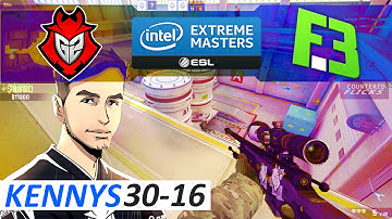 kennyS 30-16 POV / G2 vs FlipSid3 / Nuke / CS:GO IEM Katowice 2017 EU Closed Qualifier