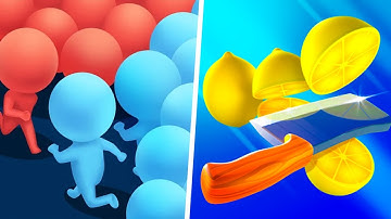 LEVEL UP ROLLING in Count Masters, Cutting Run - Mobile Games Walkthrough (New Update Gameplay)