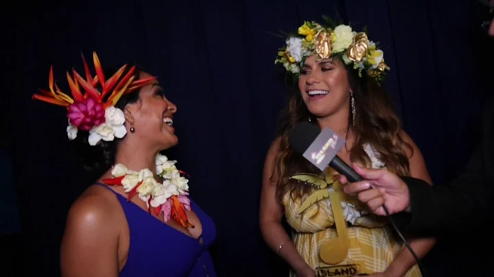 Kimié Miner Backstage Interview After Winning Female Artist!