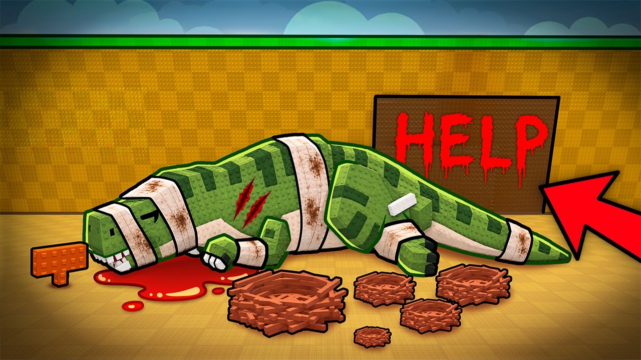 The T-REX Has Been Attacked in Steal an Egg...