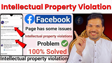 Intellectual Property Facebook Page Solution 2024 | intellectual property facebook page remover