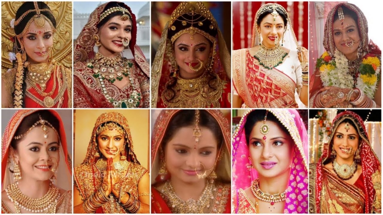Top 20 Most Beautiful & Popular Bridal from Star Plus👰|| Gia Manek|| Madirakshi || Hina Khan