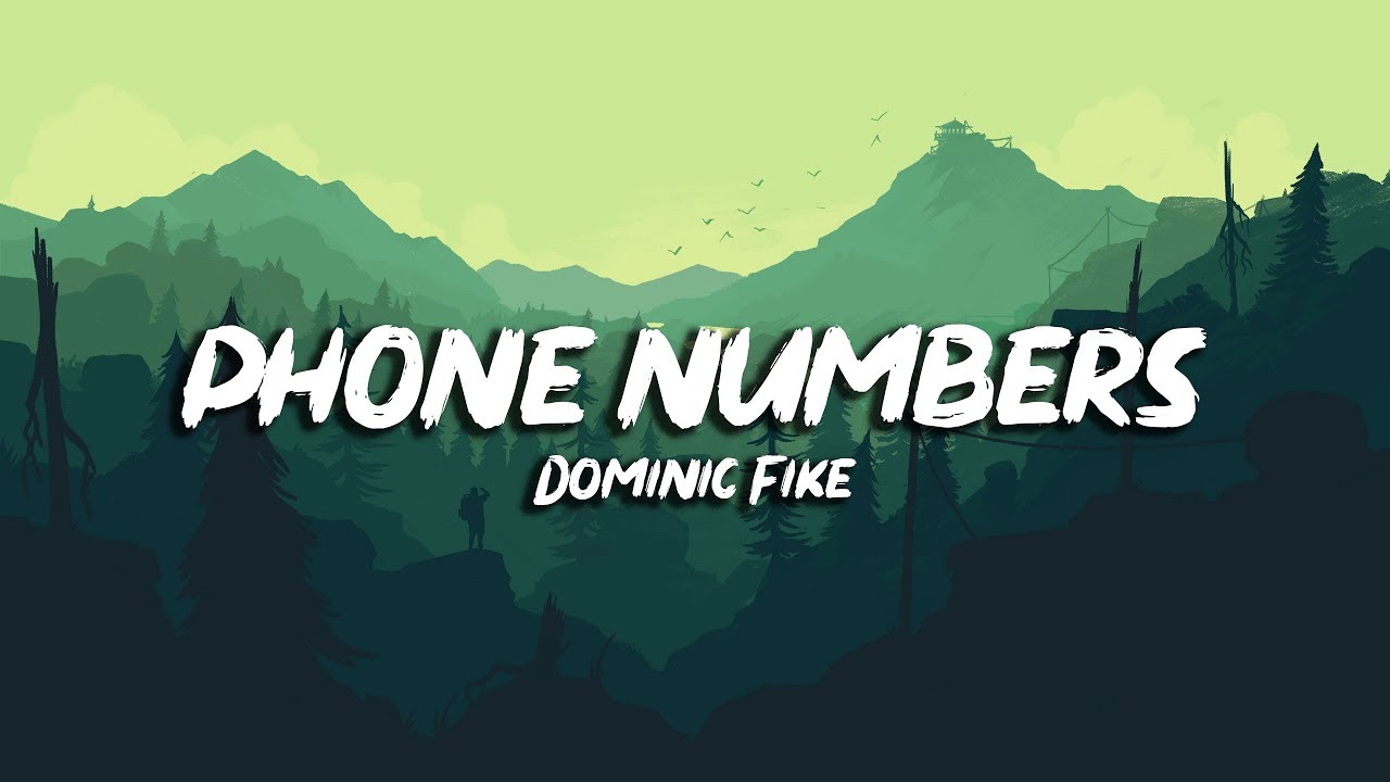 Dominic Fike   Phone Numbers Lyrics