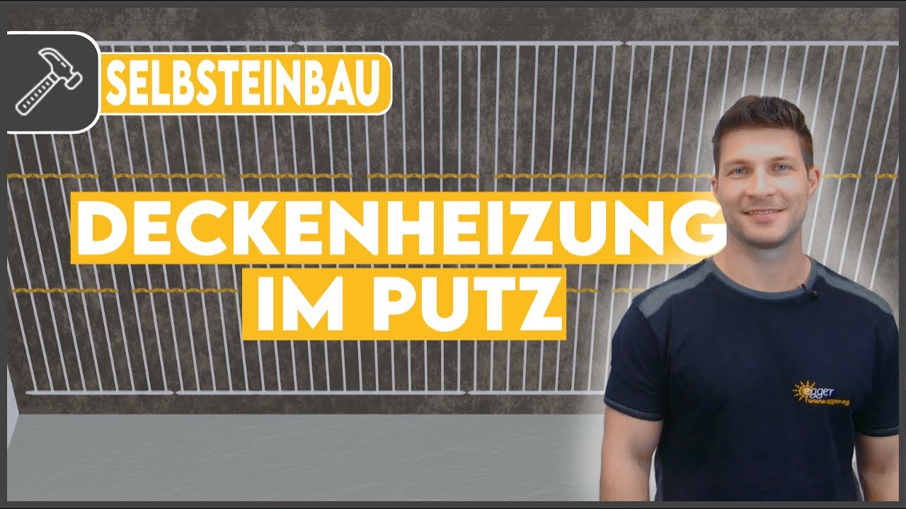 Selbsteinbau egger Deckenheizung & Kühldecke im Putz