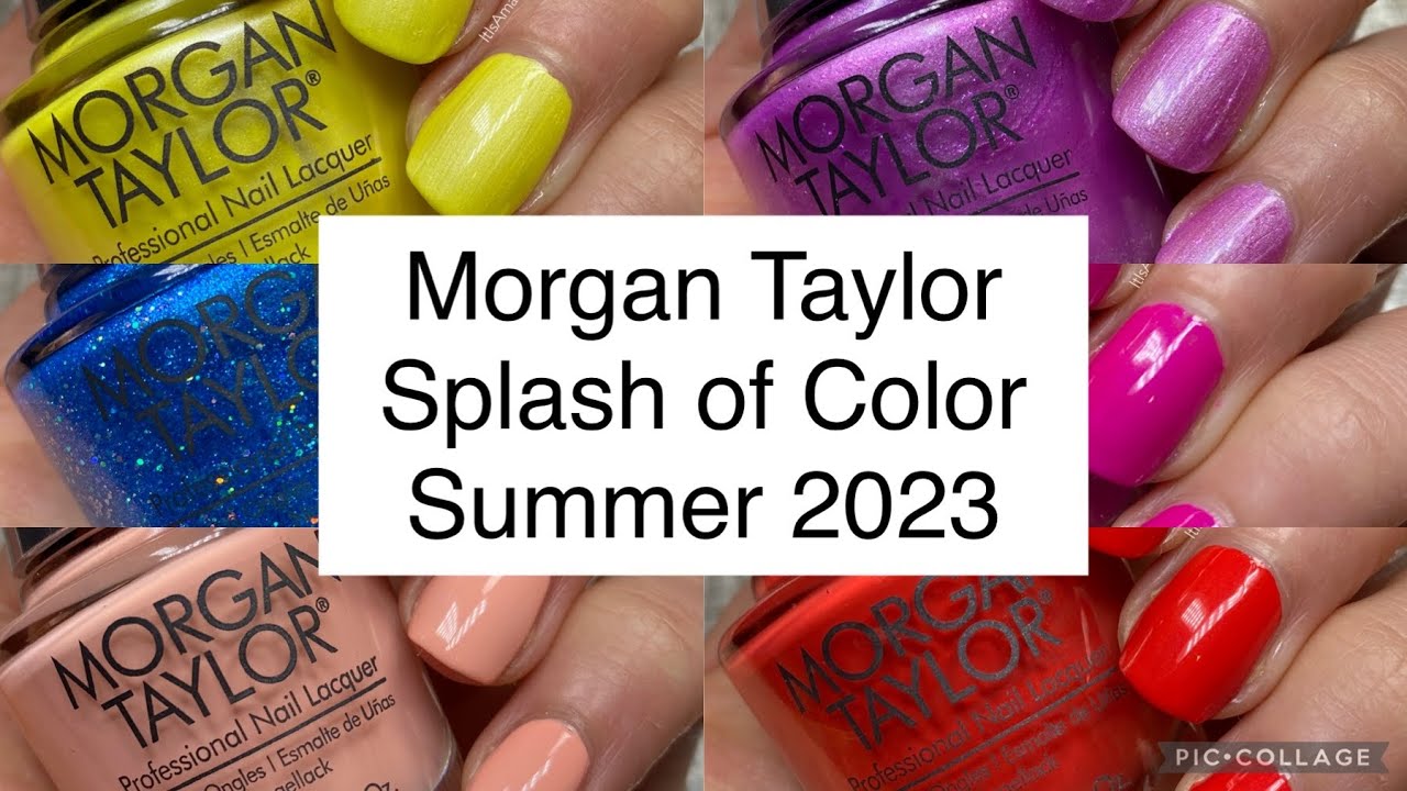 Taylor Splash of Color Summer 2023 Nail Polish Swatches Amanda