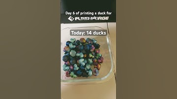 3d printed a duck for every sub day 6 #3d #3dprinting #duck #funny #fyp #viral #fyp