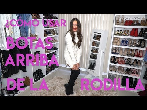 ¿Cómo llevar botas arriba de la rodilla? #TipsDeEstilo