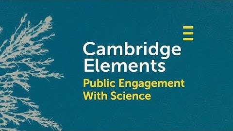 Cambridge Elements | Elements in Public Engagement With Science | Defining the Project