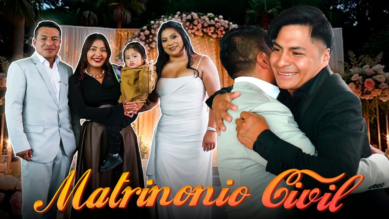 Así fue la boda civil de mi cuñado 💍✨ ¡Qué momento tan especial!