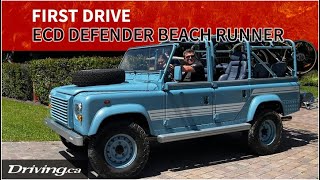 This $250k classic Land Rover is built for the beach! | ECD Defender Beach Runner | Driving.ca