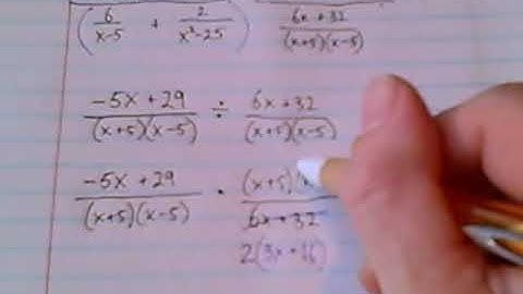 Complex Fractions Part 3 of  4