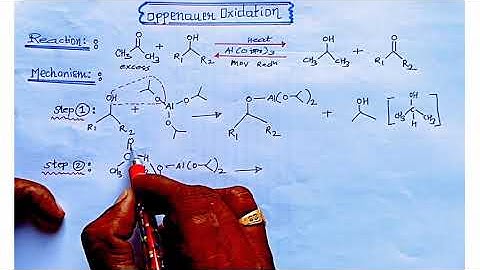 Oppenauer Oxidation Reaction || B.Sc. || Oxidation of secondary alcohol ||