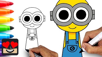 How To Draw Minion Sprunki | Step by Step Art Lesson for Beginners