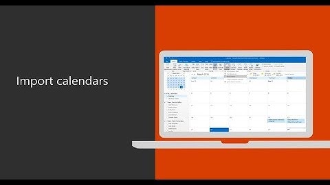 How to import Gmail calendars into Outlook