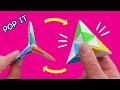 Easy origami pop it fidgets antistress funny moving paper toys