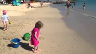Brianna Walking At The Beach