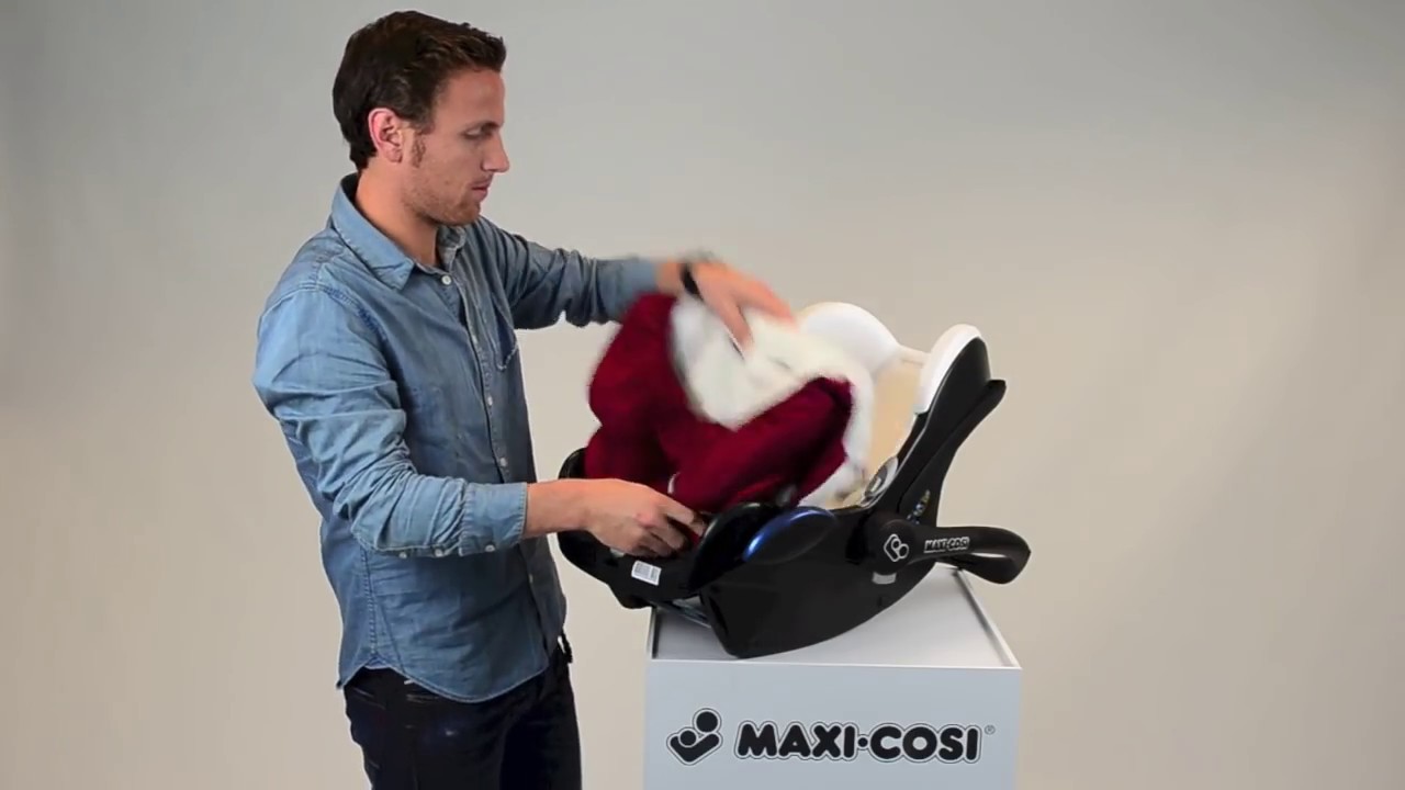 Maxi Cosi L Cabriofix Car Seat How To Remove The Cover You - How To Wash Maxi Cosi Seat Cover