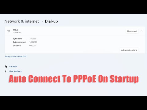 How To Auto Connect To PPPoE On Startup
