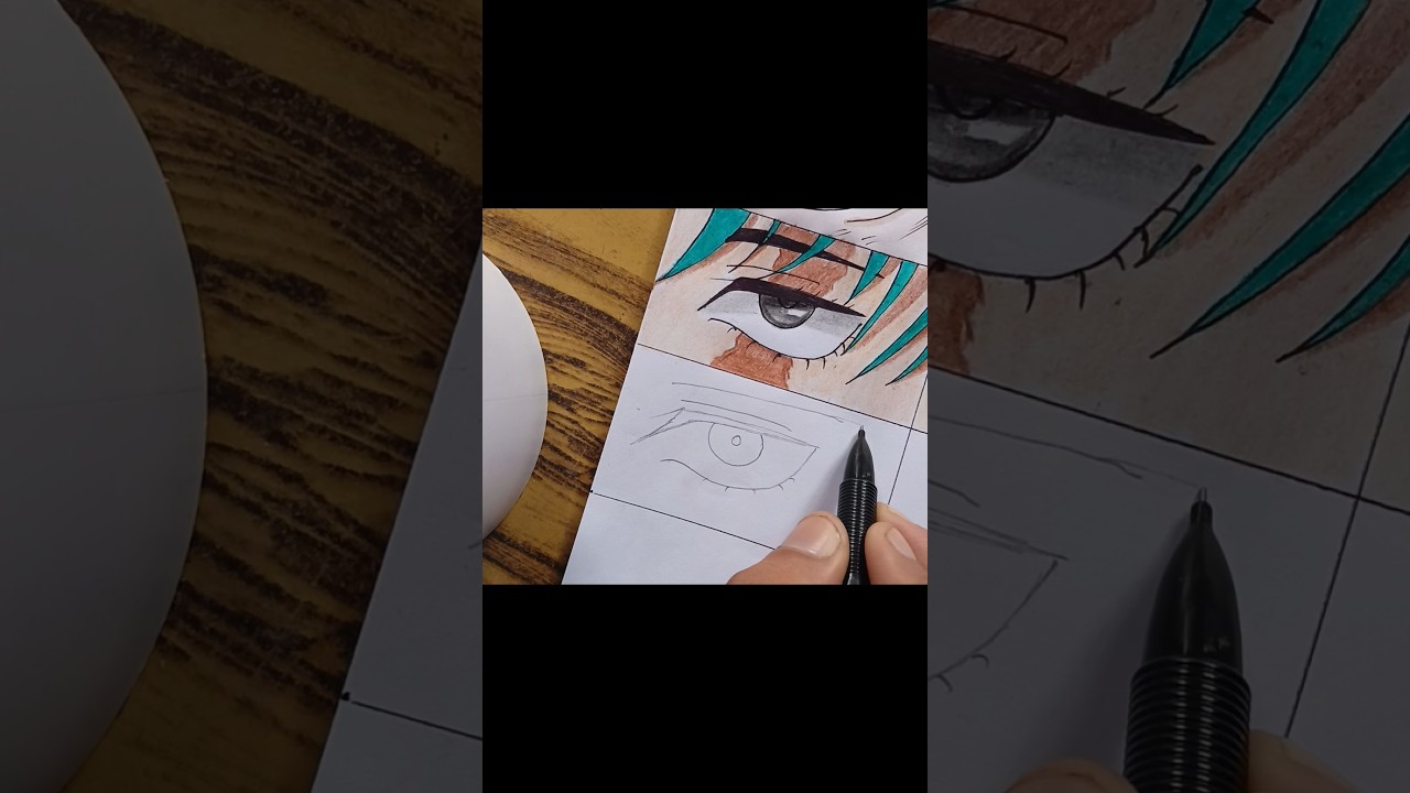 😲💥itadori yuji eye drawing 