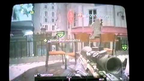 Sickest 360 noscope!MW3 random trick shot!