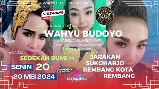 ✅ LIVE KETOPRAK WAHYU BUDOYO ::PANJIRAWIT NGRATU:: Ds. SUKOHARJO - REMBANG - REMBANG :: 20 MEI 2024