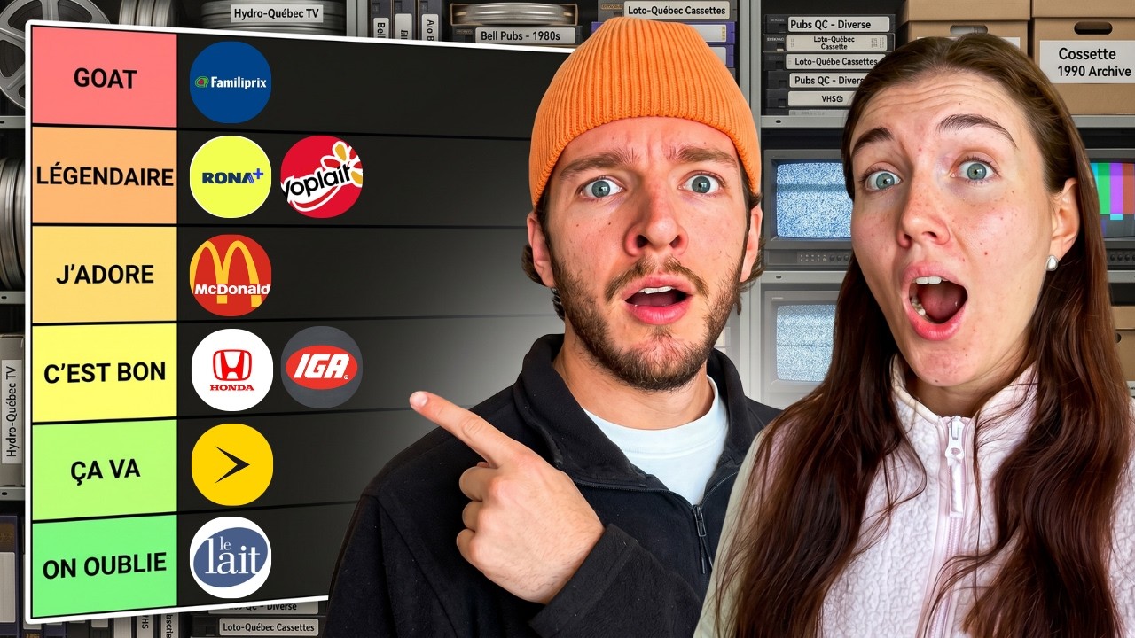 ON CLASSE 12 PUBS QUÉBÉCOISES (c'est nostalgique)