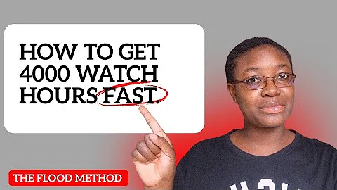 Get 4000 Watch Hours fast with this simple step (The Flood Method) 😲