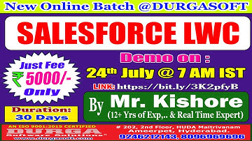 SALESFORCE LWC Online Training @ DURGASOFT