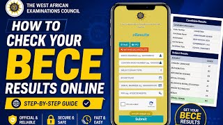 BECE 2026 HOW TO CHECK YOUR RESULTS | EASY STEPS   screenshot 4